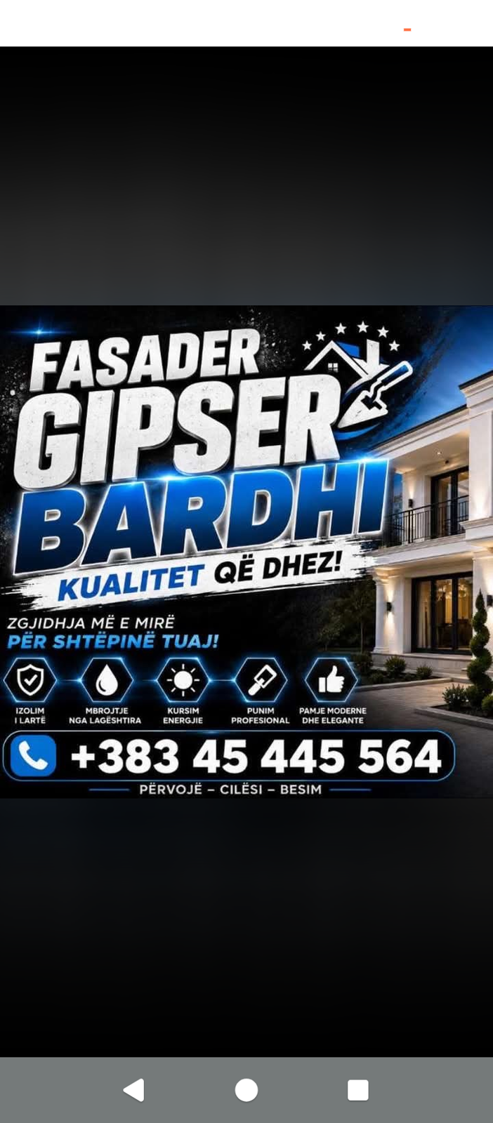Fasader gipser bardhi